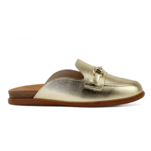 BEIRA RIO - Mule Feminino Beira Rio Dourado Conforto Elegância