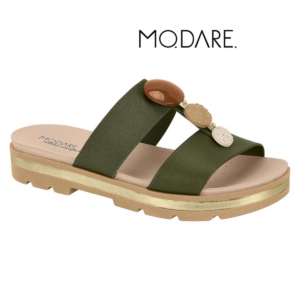 MODARE - Tamanco Feminino Casual Modare Modare Birken Verde Oliva