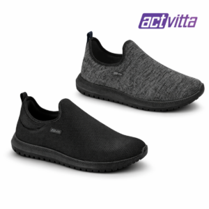 ACTVITTA - Tênis Casual Masculino Actvitta Slip On Confortável Calce Fácil Leve EVA ActMax