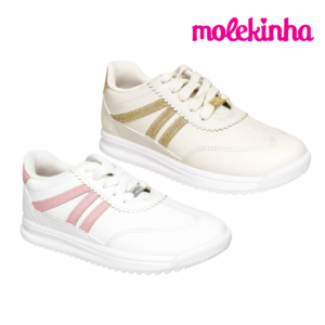 MOLEKINHA - Tênis Casual Molekinha Meninas Estilo & Conforto
