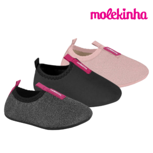 MOLEKINHA - Sapatilha Infantil Molekinha Baby Menina Confort