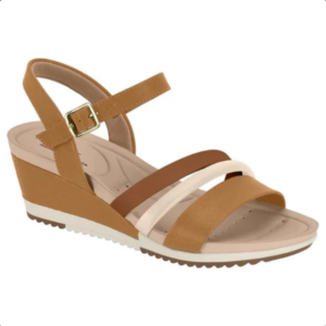 MODARE - Sandália Feminina Modare Salto Anabela Ultra Confortável Ortopédico