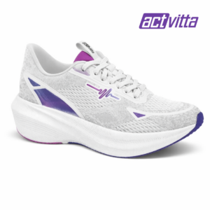 ACTVITTA - Tênis Actvitta Feminino Branco Leve Confortável Caminhada Academia Respirável Light Foam